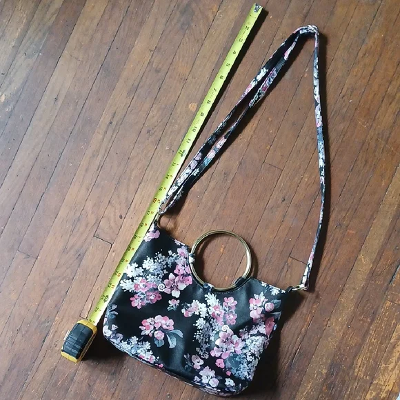 Mossimo Foral and Black Women's Bag - Picture 9 of 10